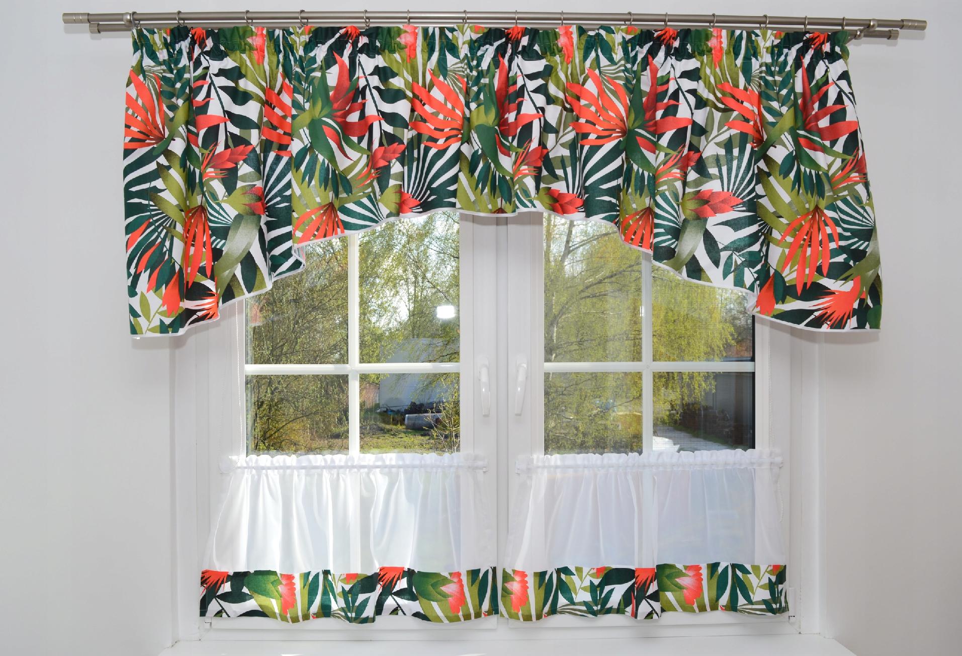 Zazdrostka nowoczesna dżungla TROPIKI palma 100x40