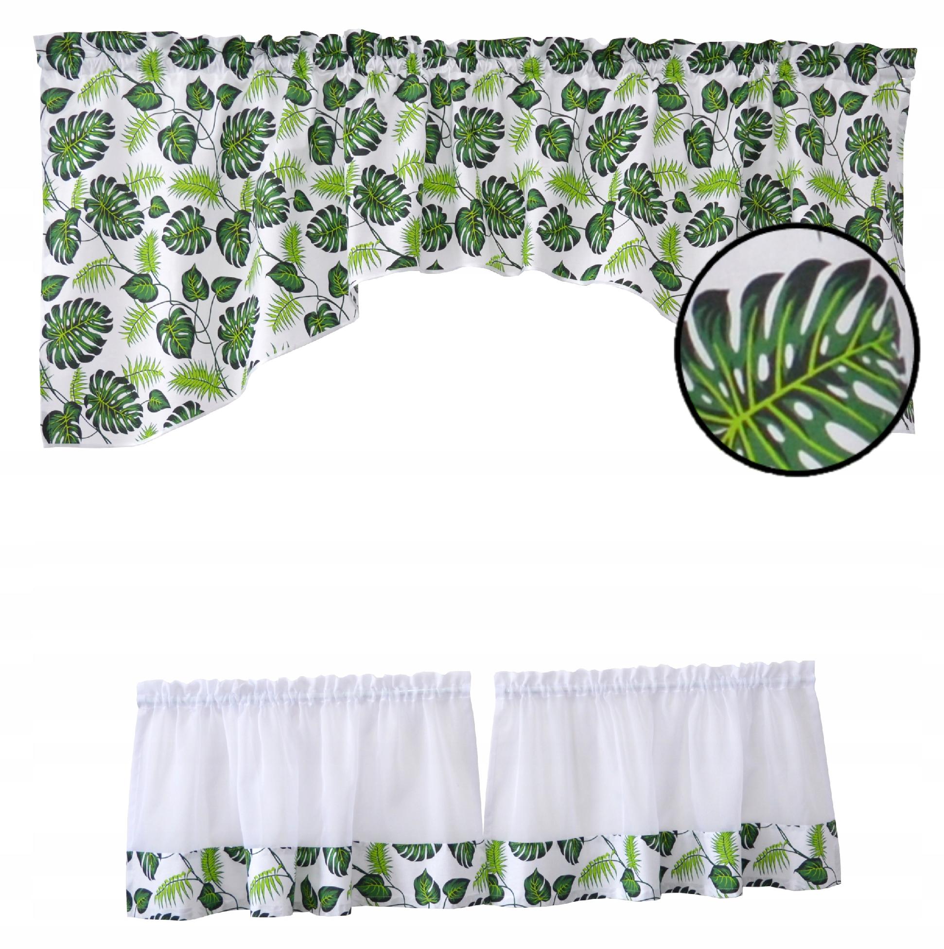 Komplet kuchenny firana 300x70 zazdrostki 100x40 M