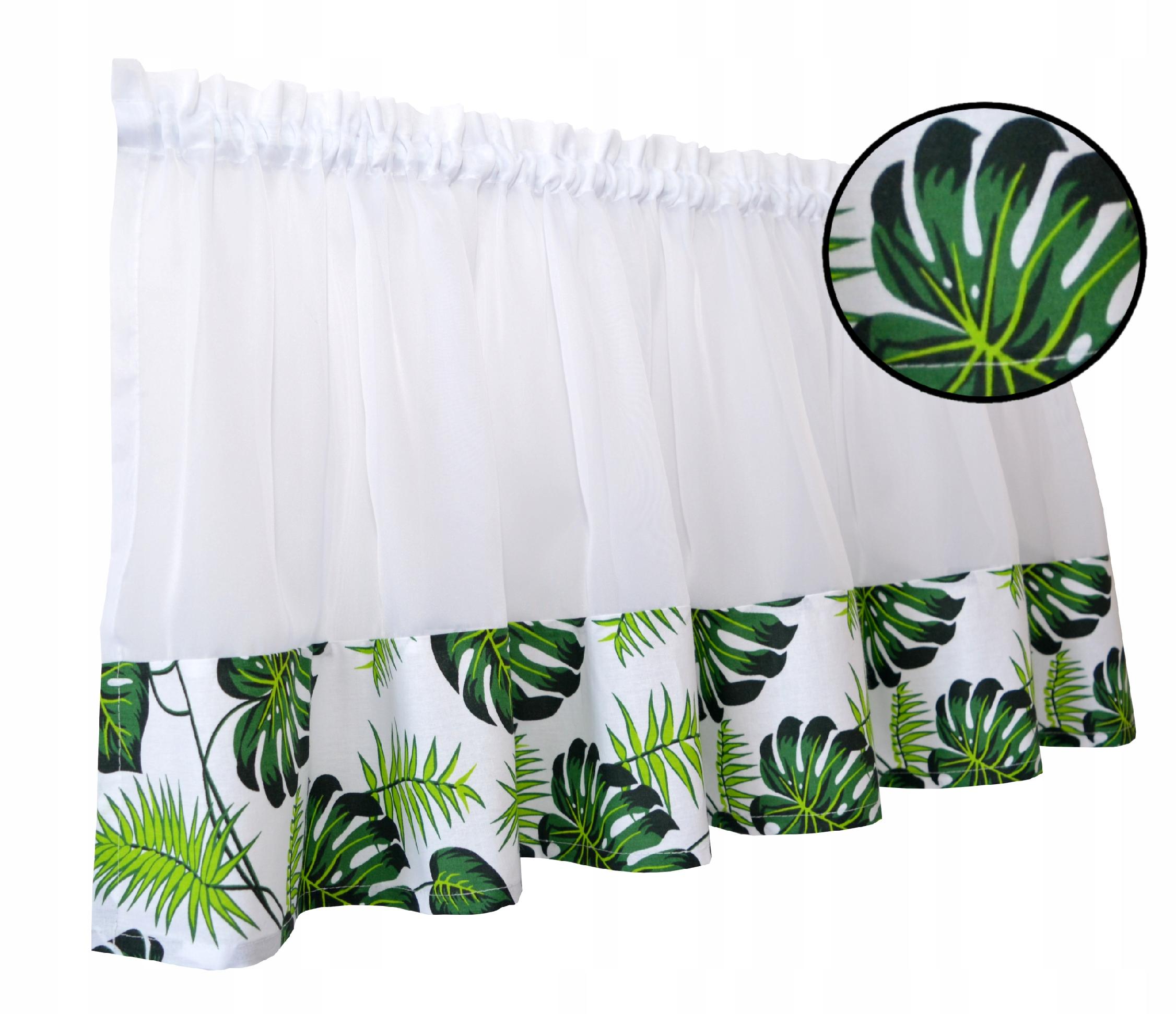 Zazdrostka nowoczesna monstera liście 200x60