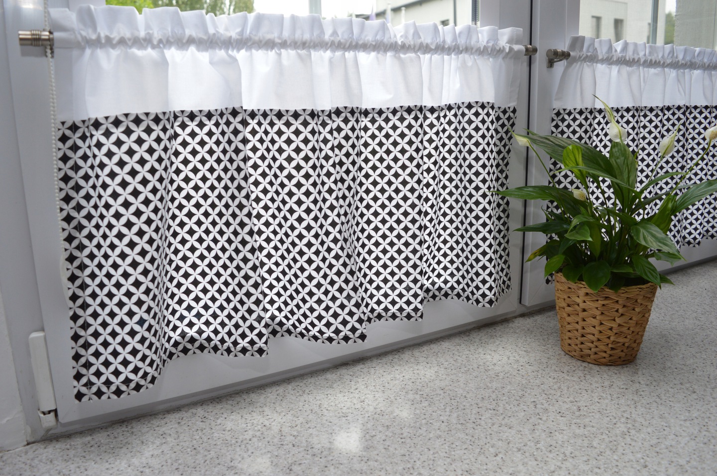 ZAZDROSTKA firana kuchenna nowoczesna 100x40