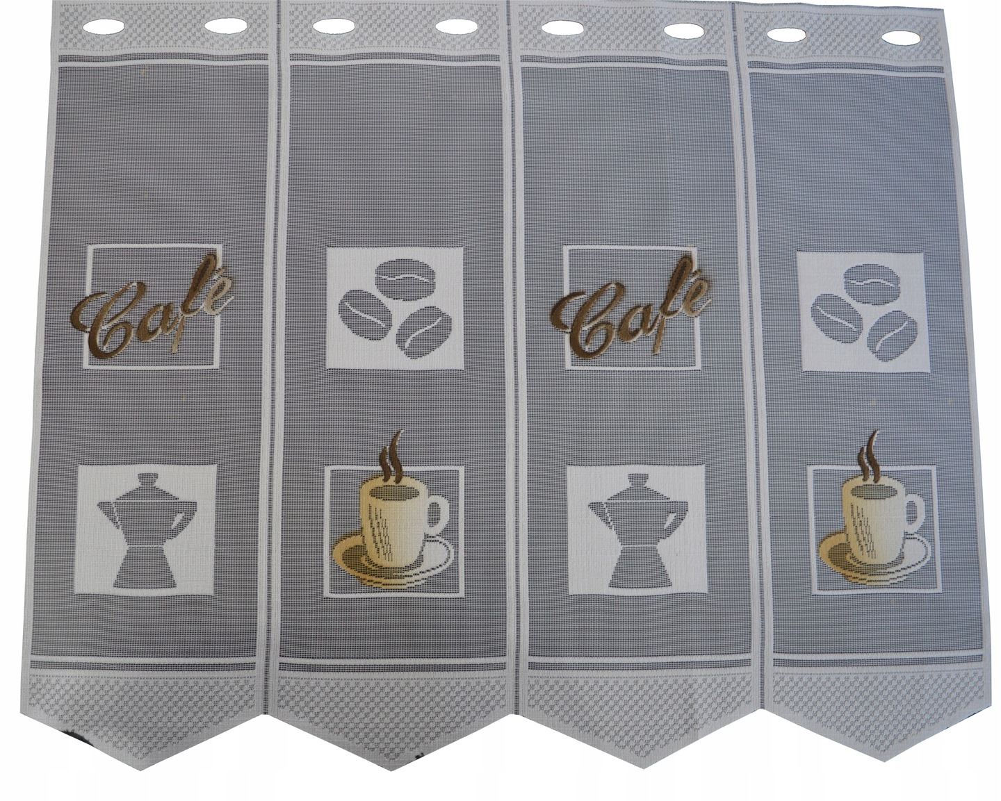 Zazdrostka kuchenna firana kawa malowana 150x70 cm