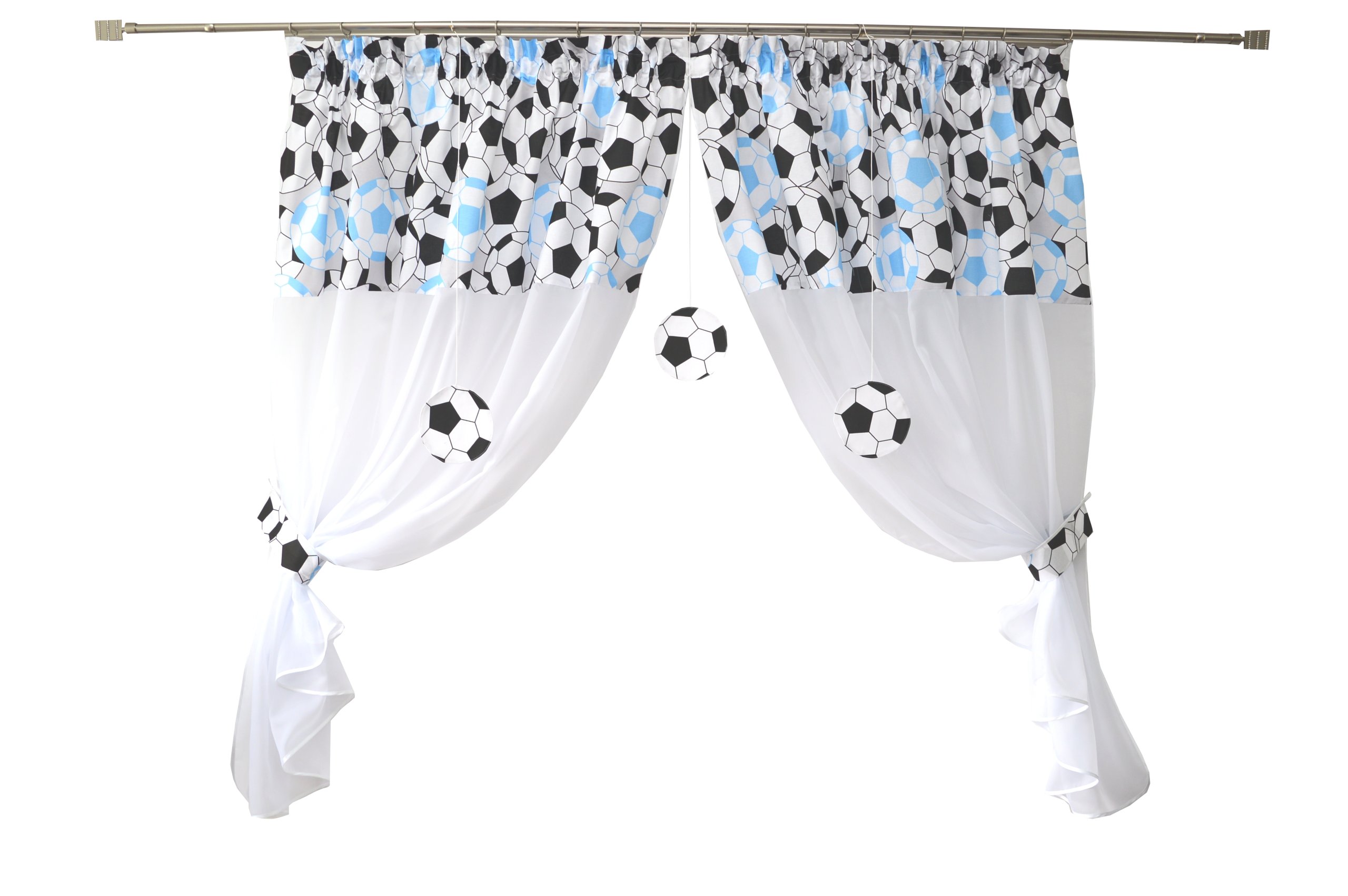 FIRANKA DZIECIĘCA bawełna PIŁKI FOOTBALL 400x160