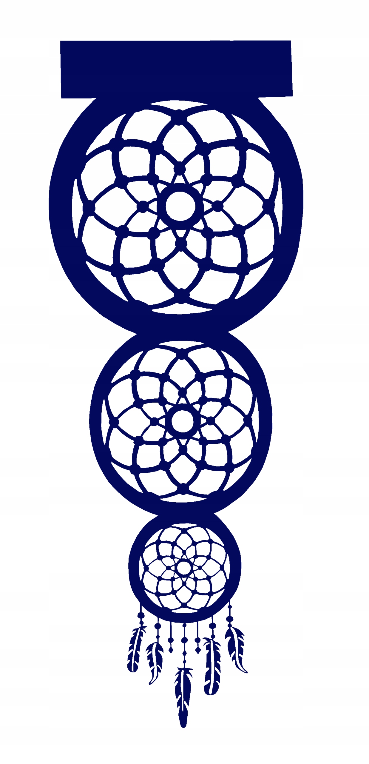 AŻUR nowoczesna ozdoba ŁAPACZ SNÓW brązowy DUŻY