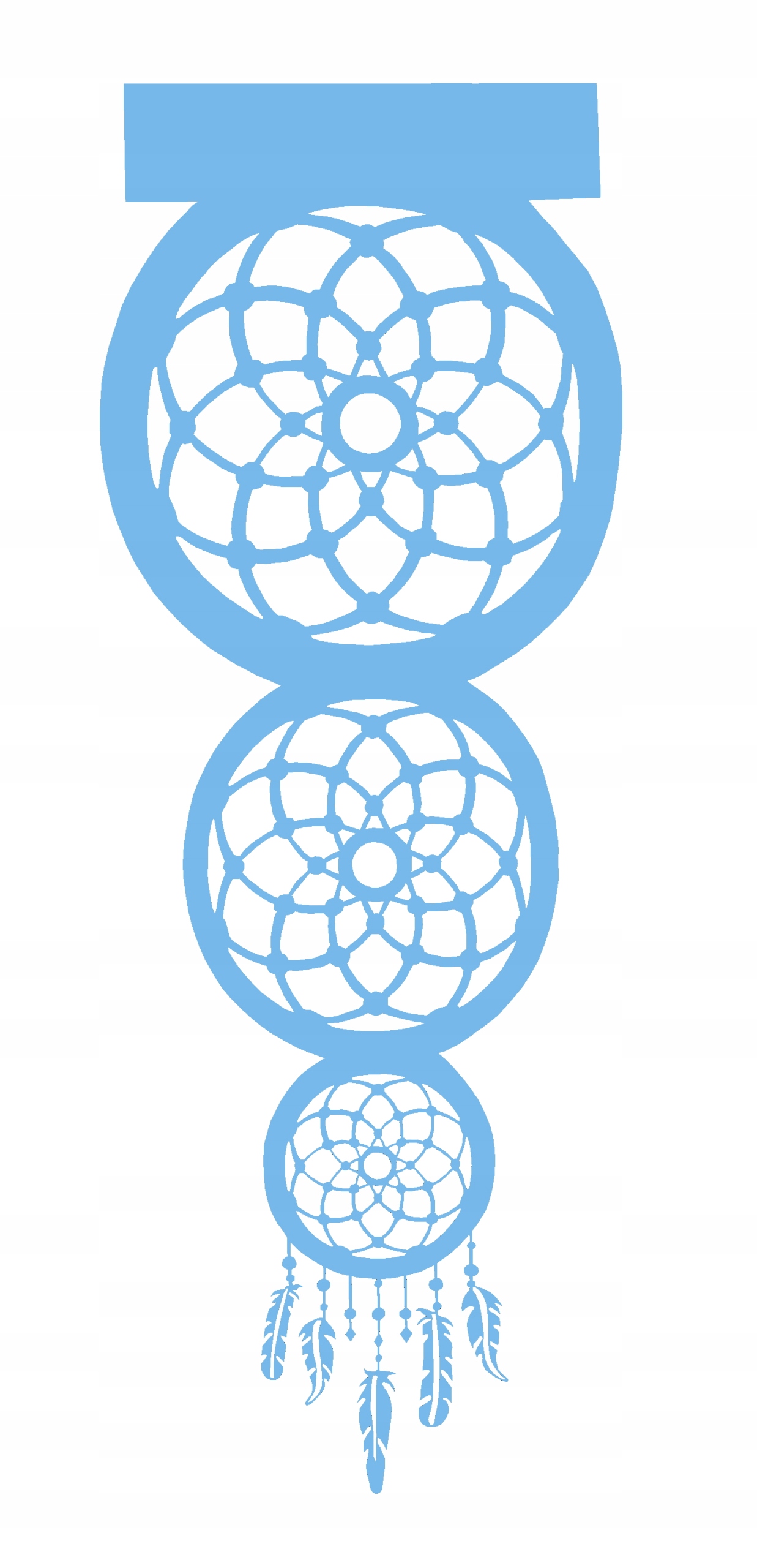 AŻUR nowoczesna ozdoba ŁAPACZ SNÓW brązowy DUŻY