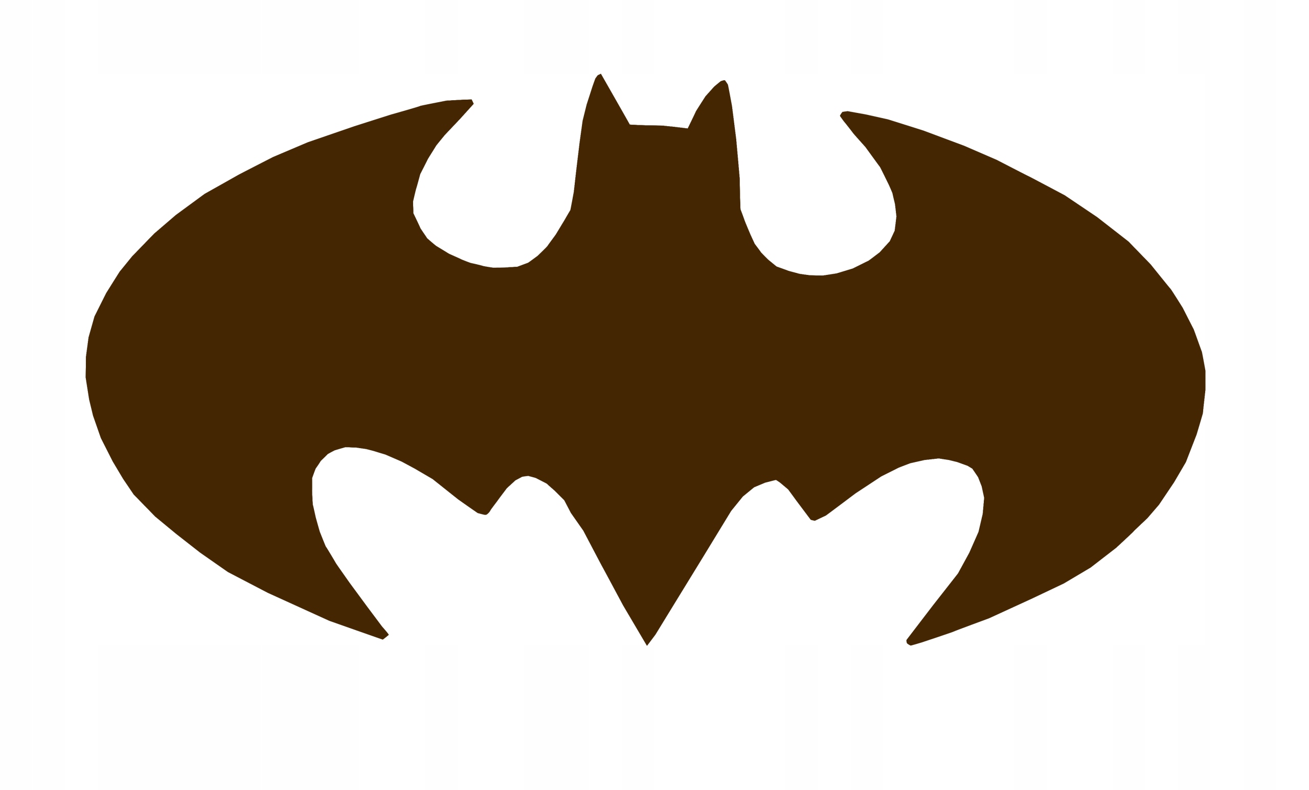 Zawieszka NIETOPERZ dekor ozdoba ażurowa brązowa