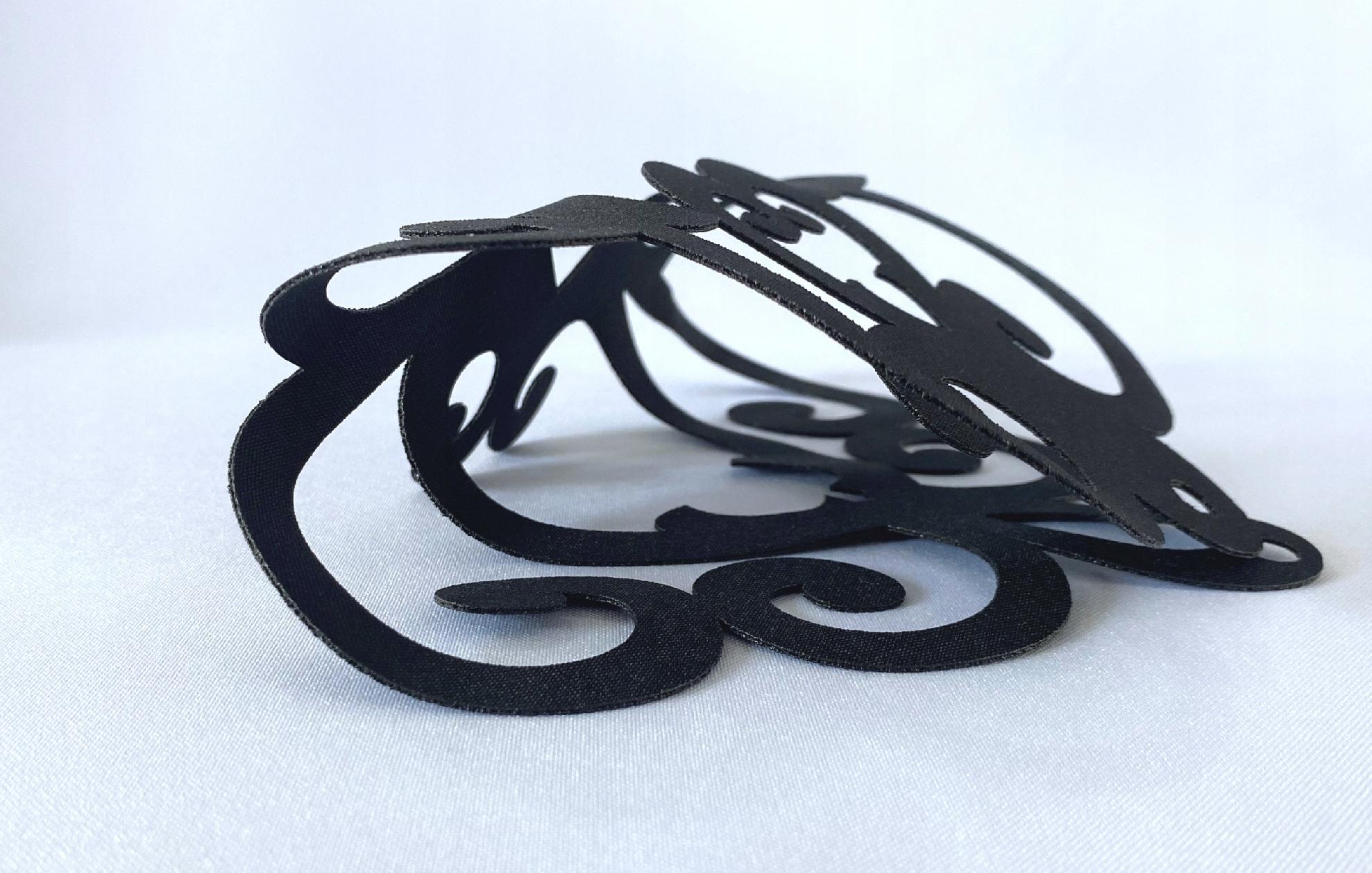 Zawieszka MYSZKA dekor ozdoba ażurowa sztywna ziel