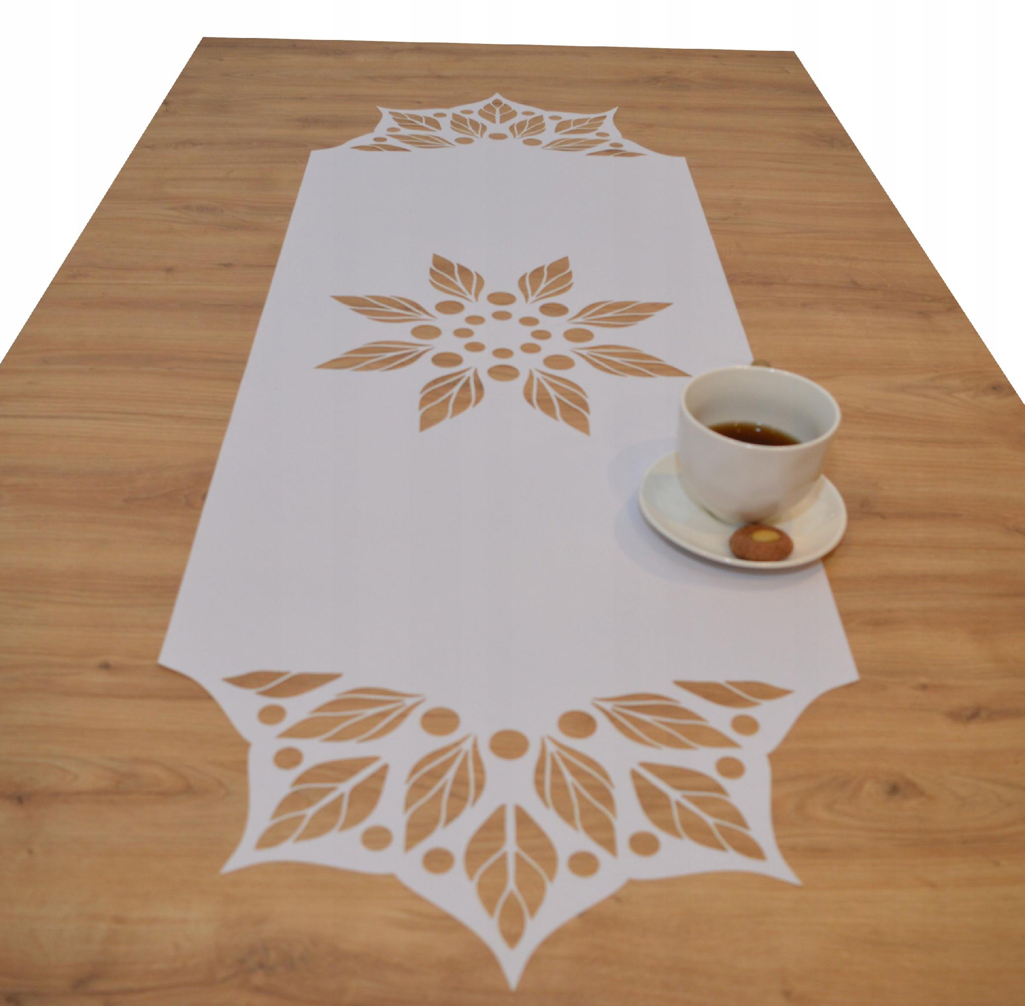 Bieżniki DEKOR 43x120 AŻUR wycinany laserowo szary