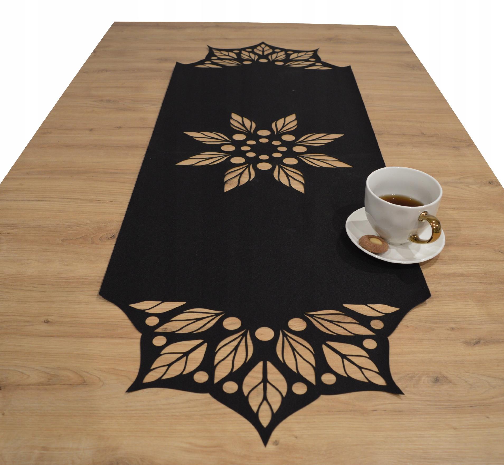 Bieżniki DEKOR 43x120 AŻUR wycinany laserowo szary