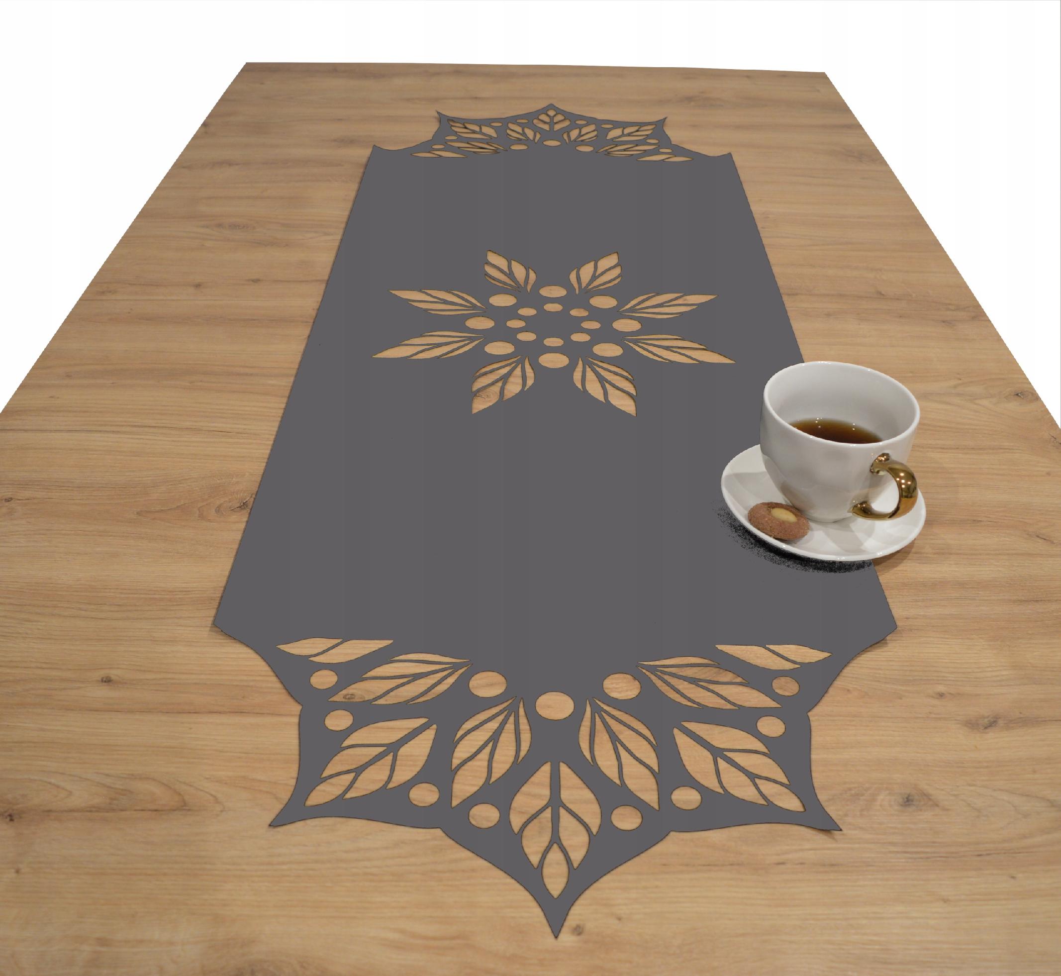 Bieżniki DEKOR 38x86 AŻUR wycinany laserowo zieleń