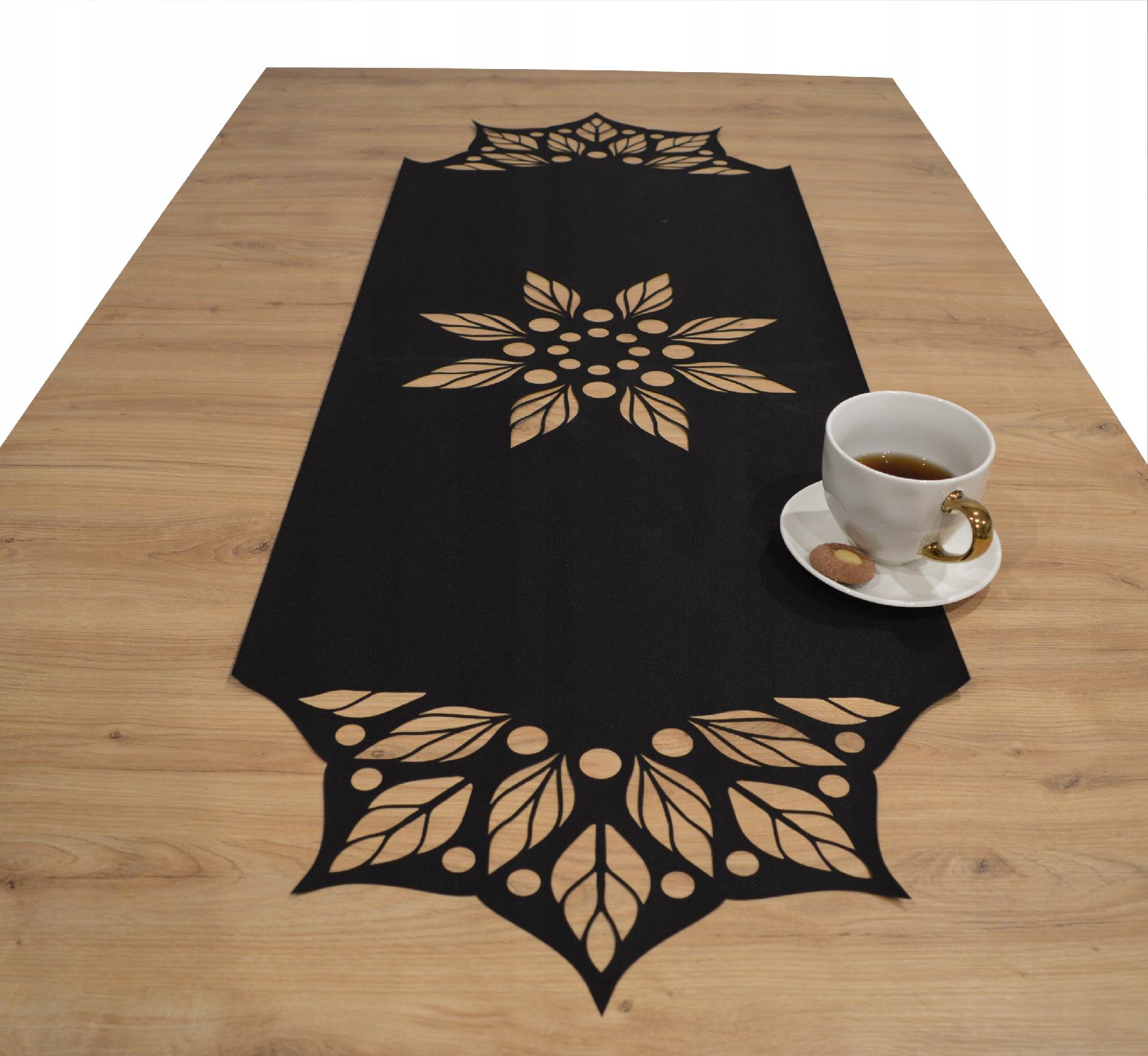 Bieżniki DEKOR 38x86 AŻUR wycinany laserowo zieleń