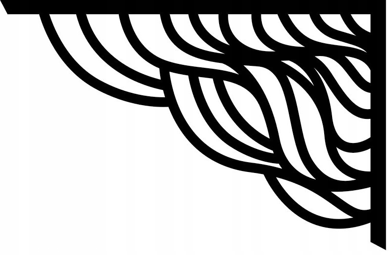 FIRANA NOWOCZESNA salon sypialnia AŻUR 4 czerń