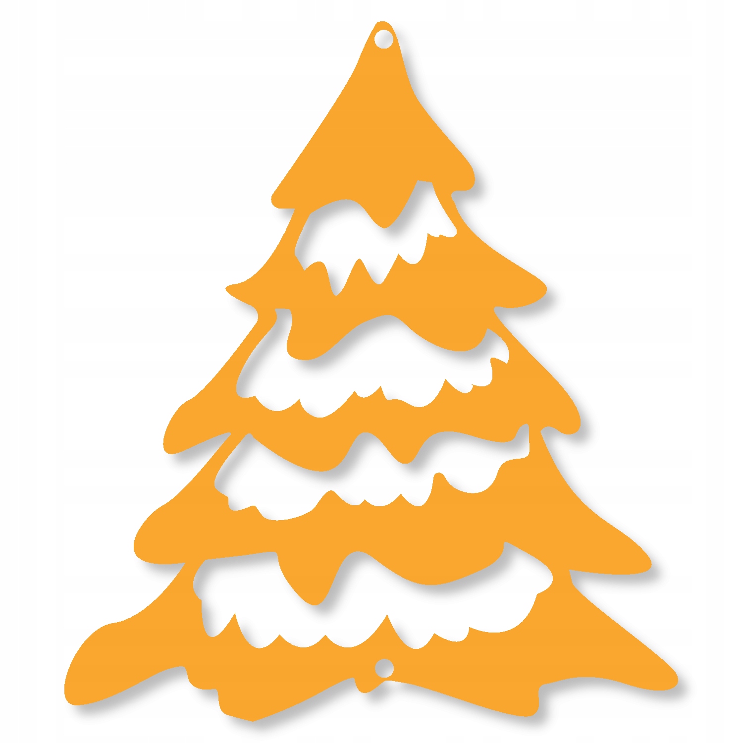 Ś34 Zawieszka świąteczna CHOINKA Boże Narodzenie ozdoba ażur ŚWIĘTA 13x15 d