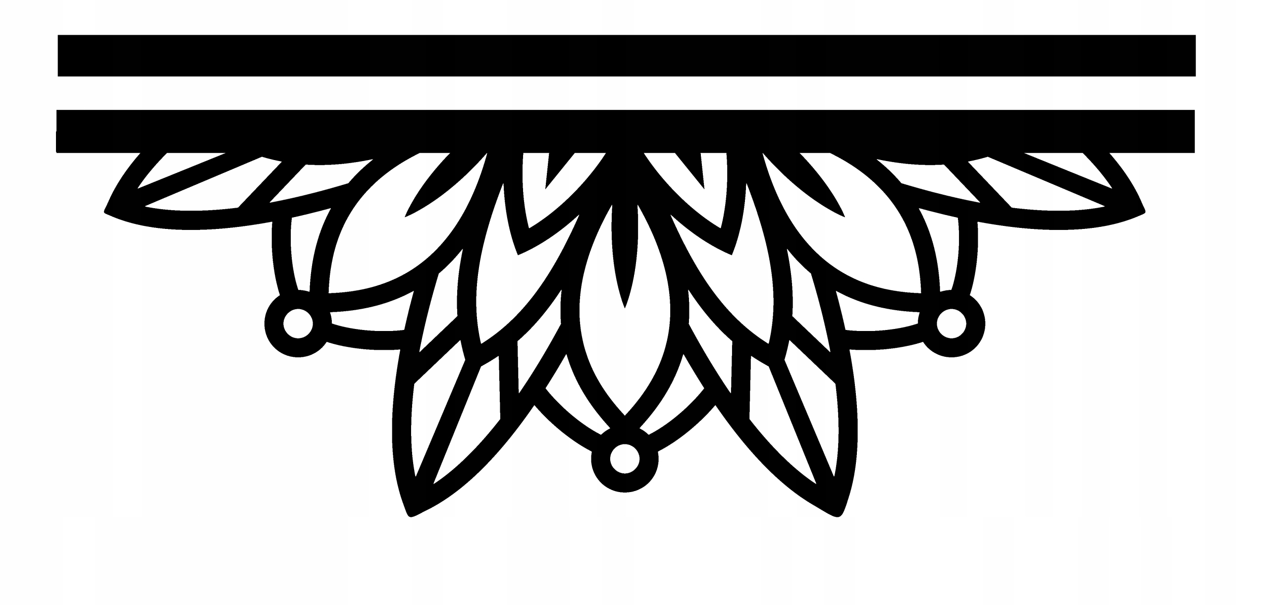 D1 Ażur do paneli ekranów DÓŁ ozdoba nowoczesn KOL