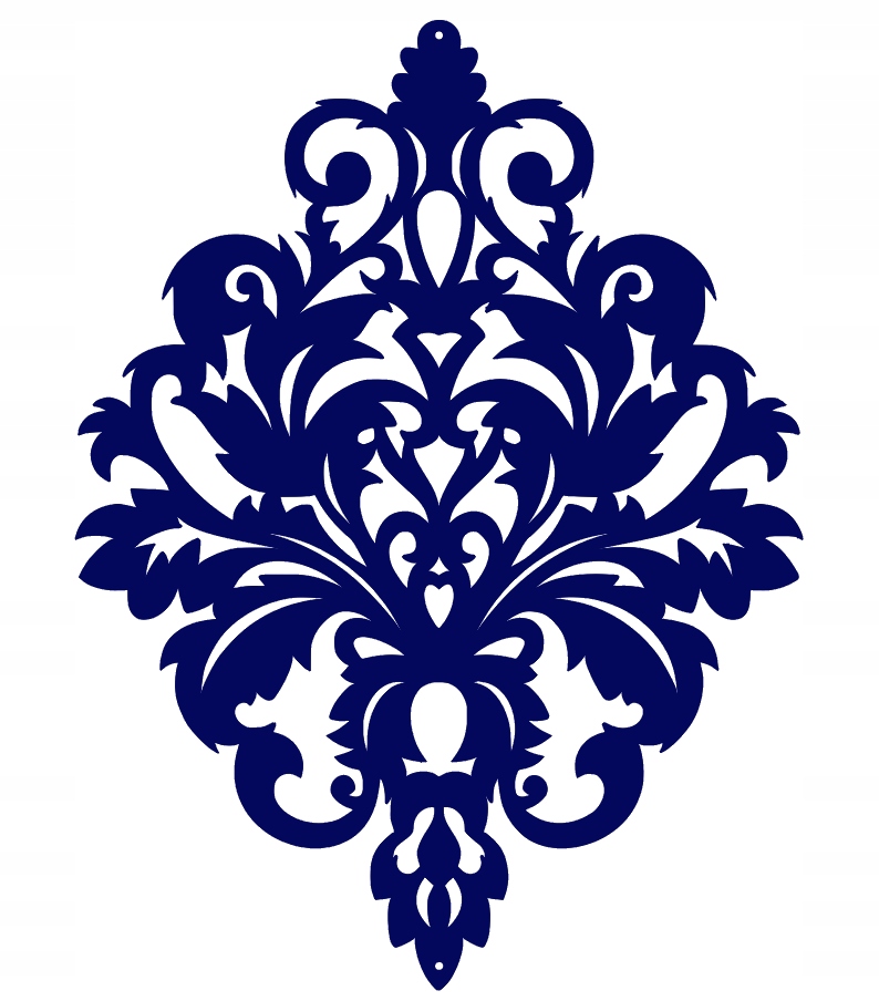 Z16 Zawieszka AŻUR ozdoba dekoracja GLAMUR biała