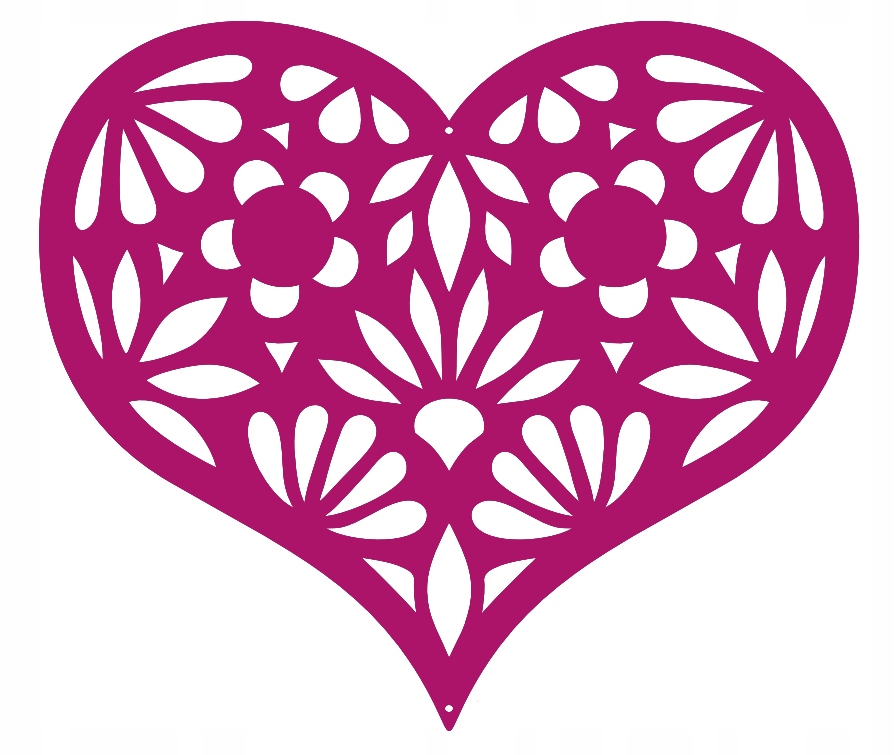 FIRANA dziecięca DLA DZIEWCZYNKI serca 500x145