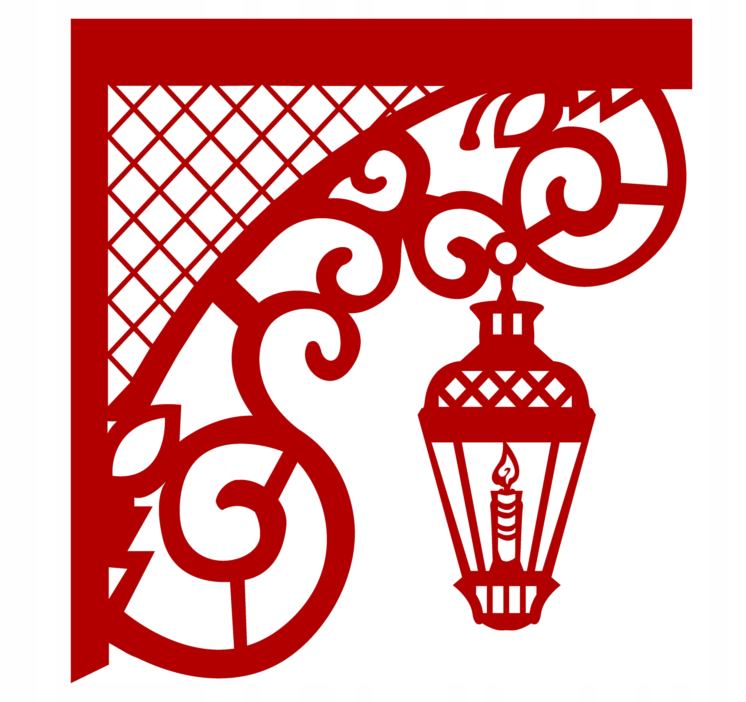 R14 Panel narożny EKRAN ŚWIĄTECZNY nowoczesny LATARENKA firana ŚWIĘTA ZIMA