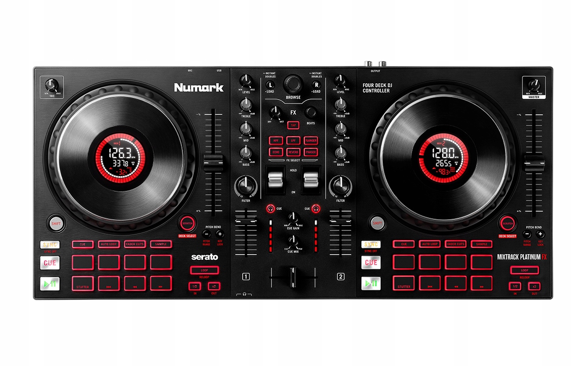Zestaw DJ ski Numark Platinum FX + Monitory Aktywne XP40 +