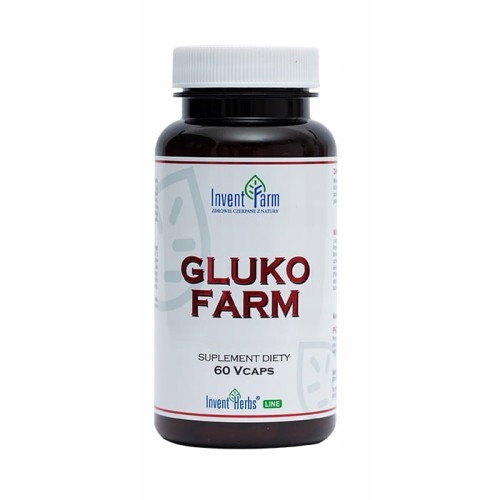 Gluko Farm Invent Farm Metabolizm Węglowodanów Reguluje Poziom Cukru 60 kap