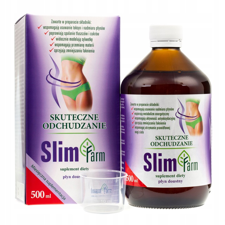 Slim Farm Odchudzanie Kontrola Wagi Metabolizm Invent Farm 500ml