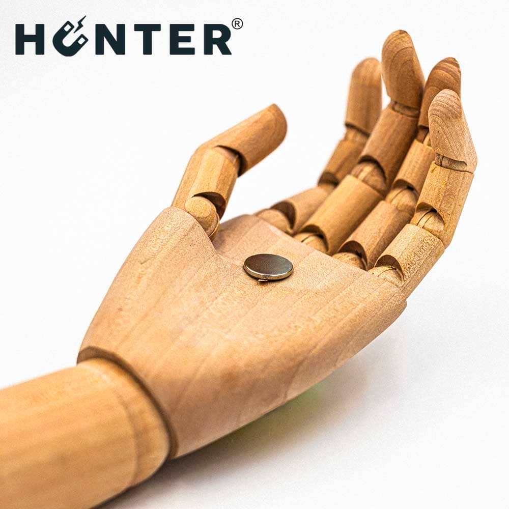 Magnes neodymowy 17x2 mm / N45 z klejem 3M