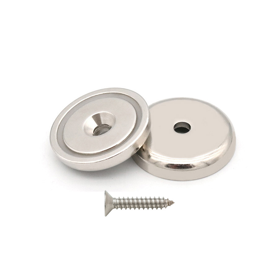 UCHWYT MAGNETYCZNY OBUDOWA STALOWA WKRĘT 16x6,6 mm