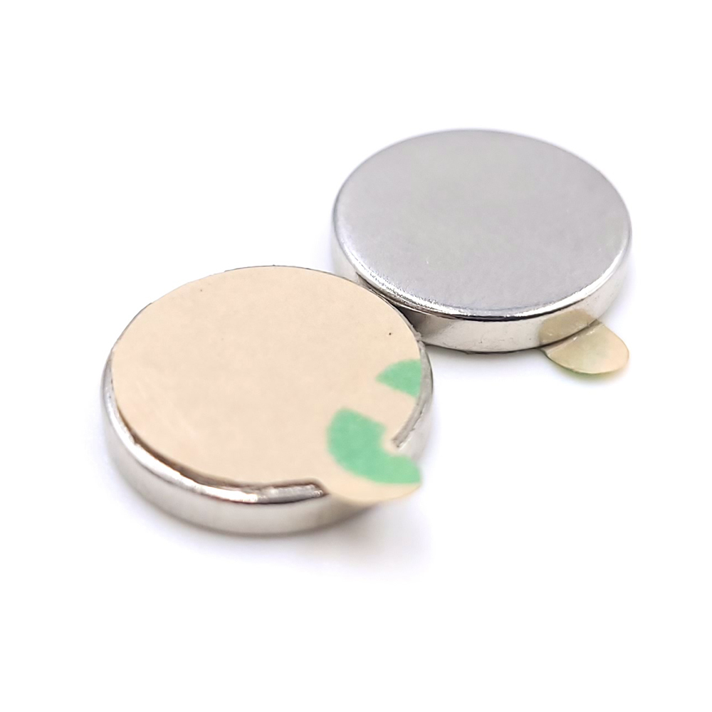 Magnes neodymowy 12x2 mm z klejem taśmą