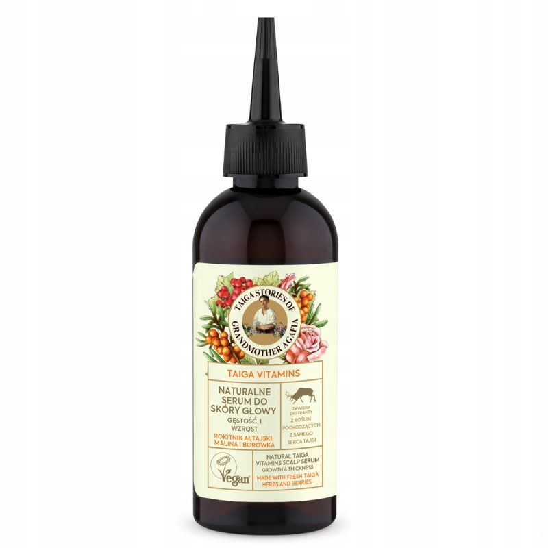 BABUSZKA AGAFIA SERUM WCIERKA POBUDZAJĄCE WZROST WŁOSÓW ROKITNIK 170 ml