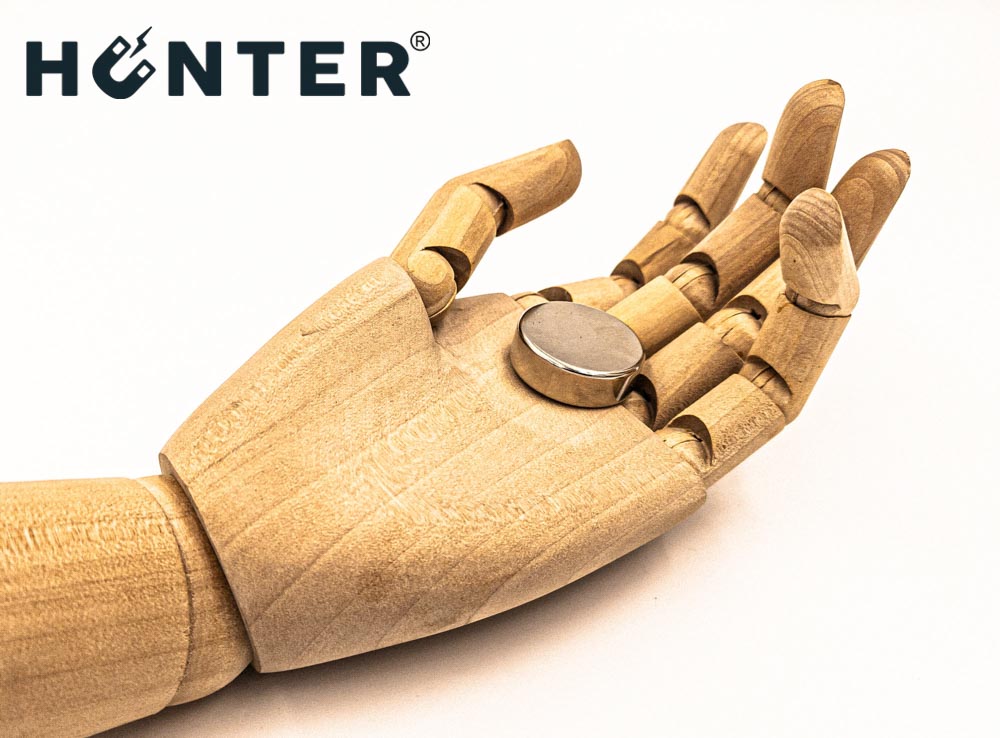 Magnes neodymowy 30x10 mm / N45 walcowy