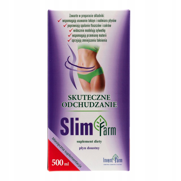 Slim Farm Odchudzanie Kontrola Wagi Metabolizm Invent Farm 500ml