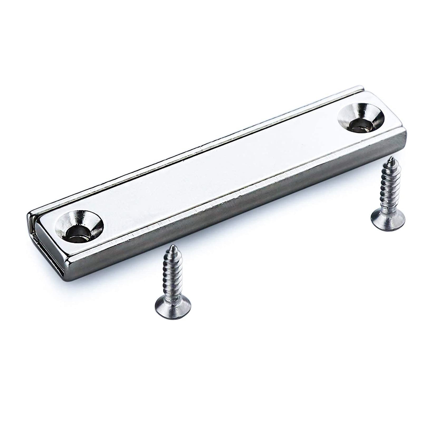 Magnes neodymowy w obudowie pod wkręt 50x13.5x5mm udźwig 10,8 KG