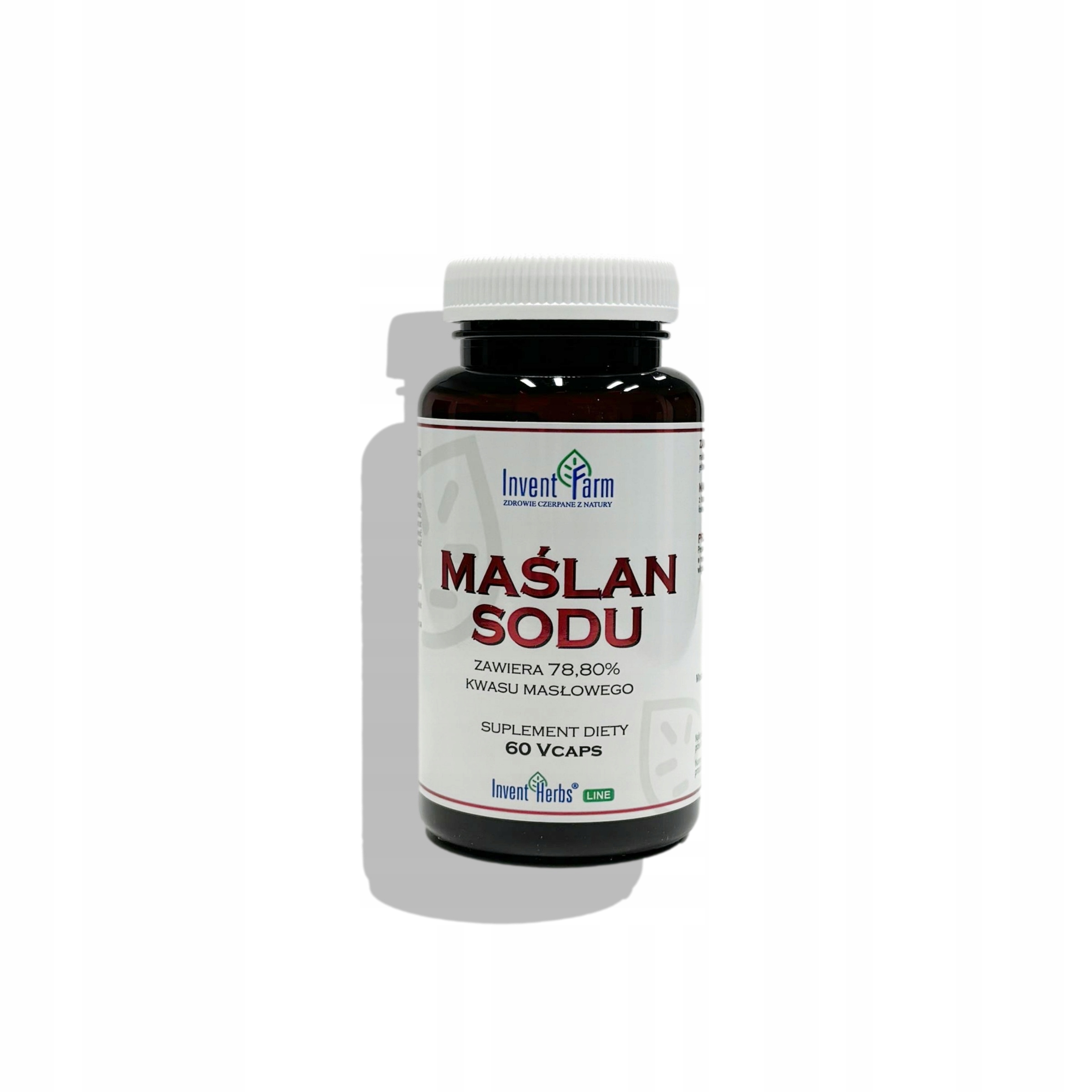 Maślan Sodu Invent Farm Kwas Masłowy Zdrowe Jelita 700 mg 60 kaps.