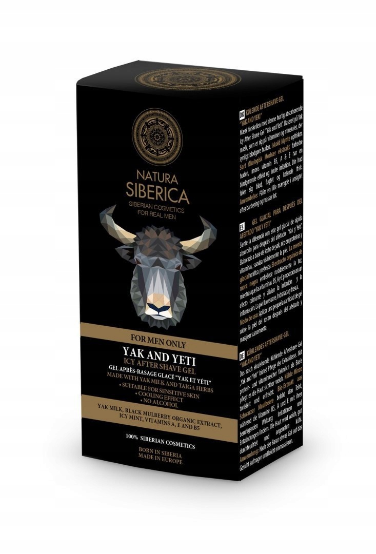 NATURA SIBERICA MEN CHŁODZĄCY ŻEL PO GOLENIU DLA MEŻCZYZN 150 ml