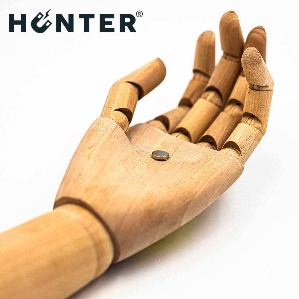 Magnes neodymowy 10x2 mm / N45 z klejem 3M