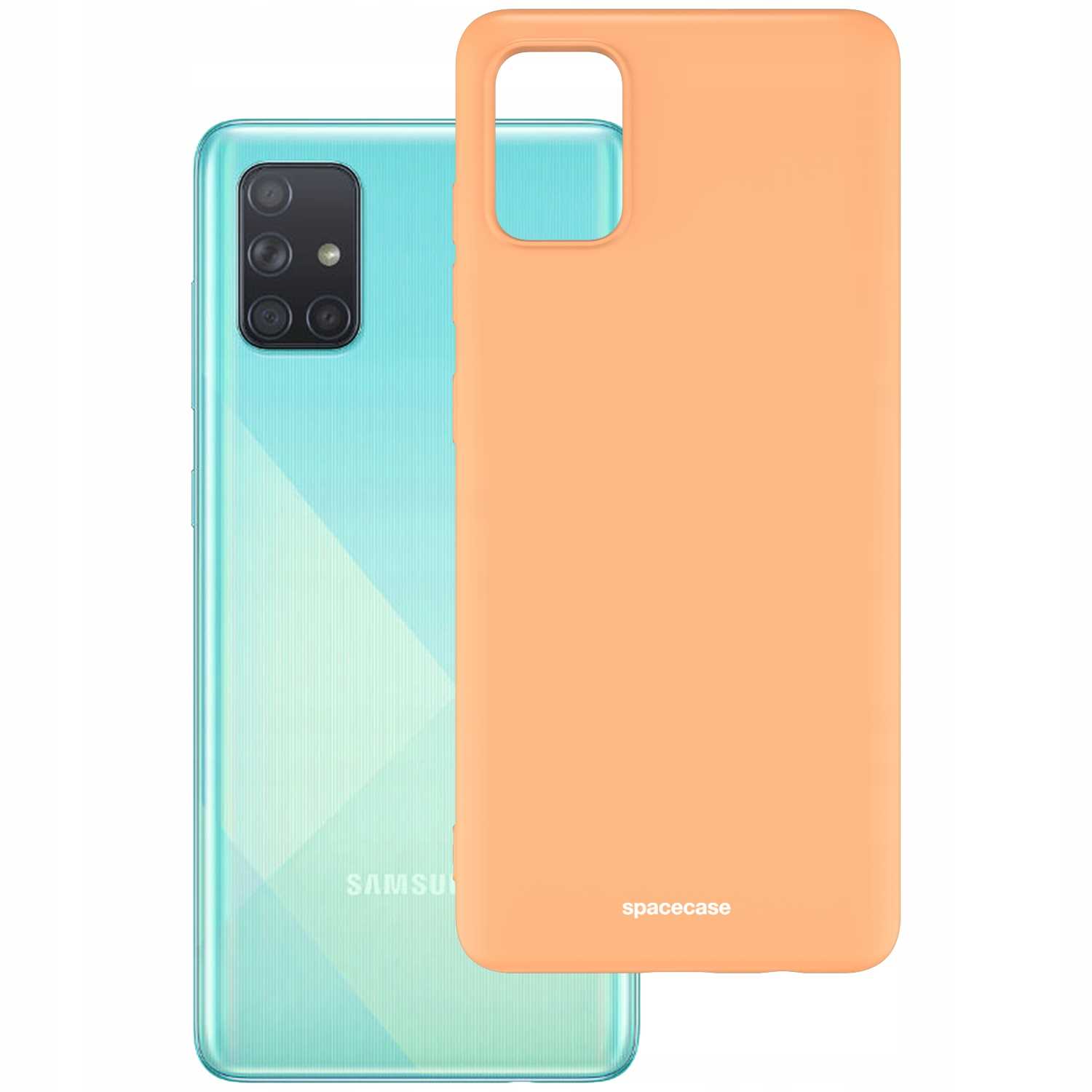 Spacecase Silicone Case Galaxy A51 orange