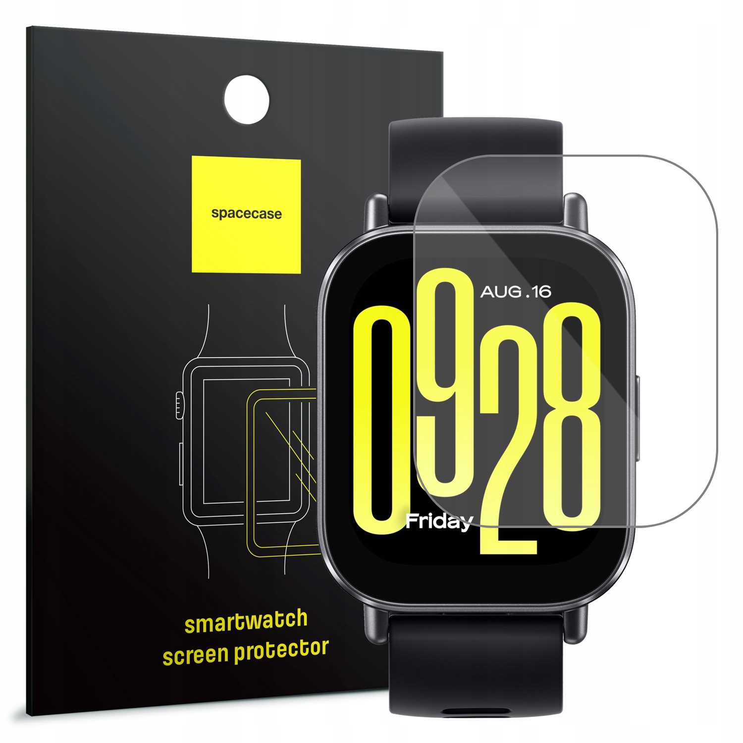 Spacecase SW Glass 2.5D Xiaomi Redmi Watch 5 Active