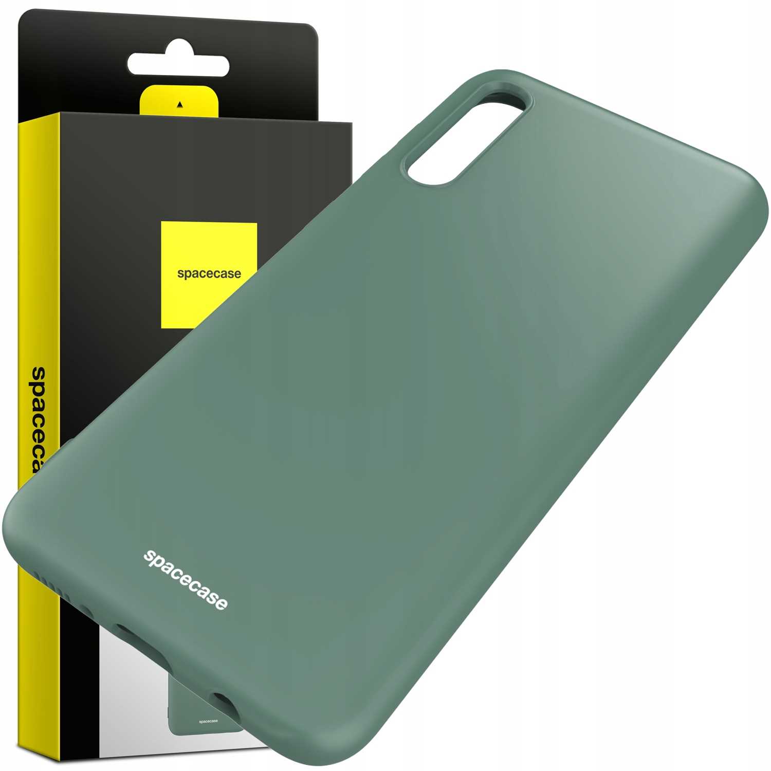 Spacecase Silicone Case Galaxy A50 dark green