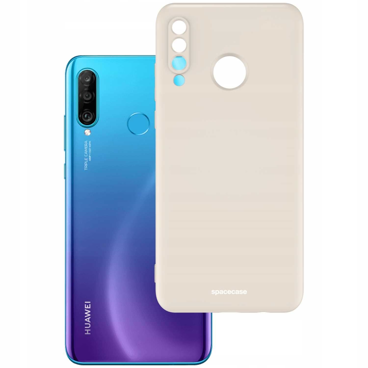 Spacecase Silicone Case Huawei P30 Lite bone