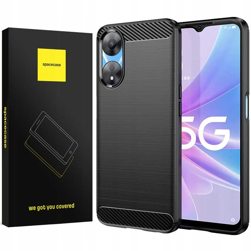 Spacecase Carbon Oppo A78 5G Black
