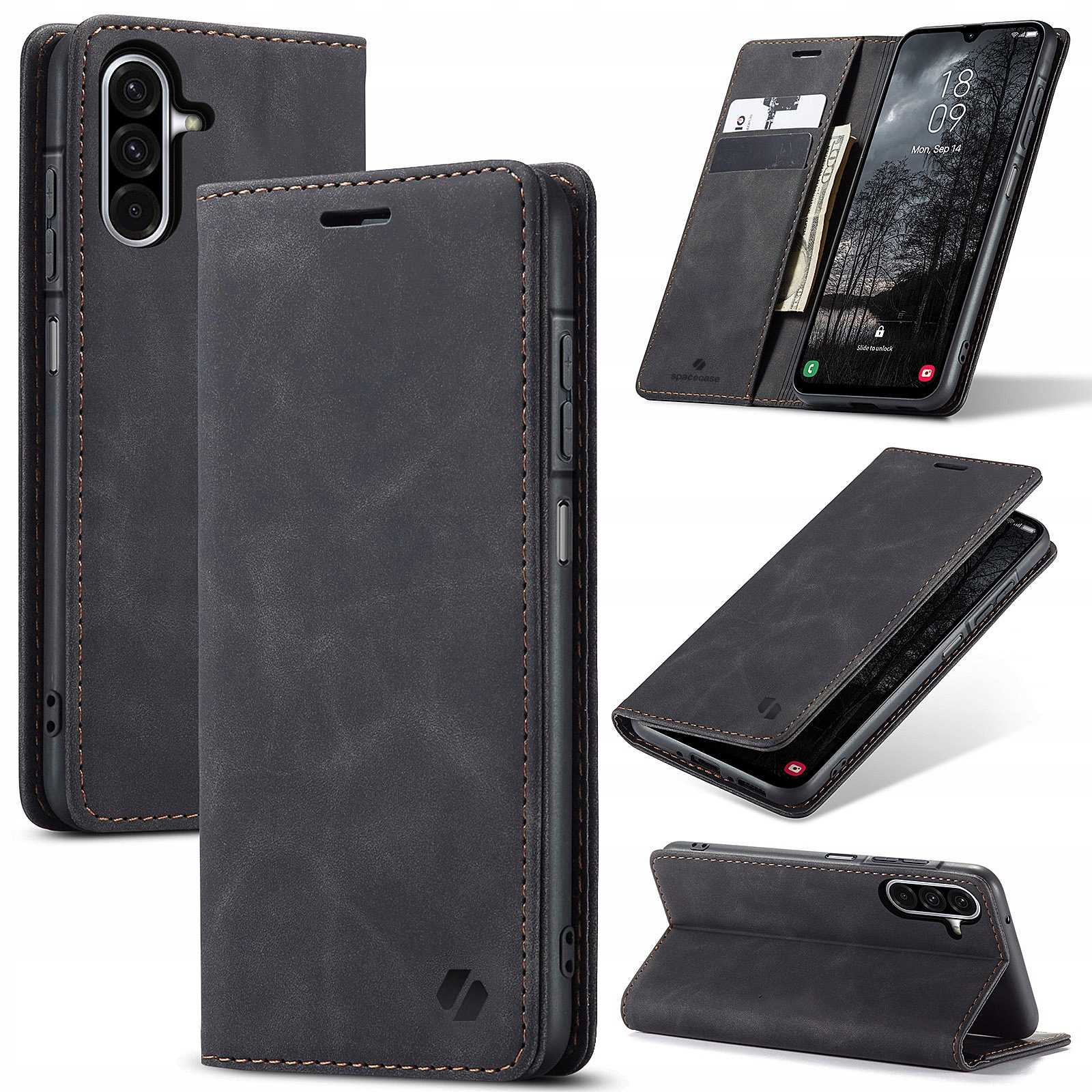 Spacecase Wallet Galaxy A26 black