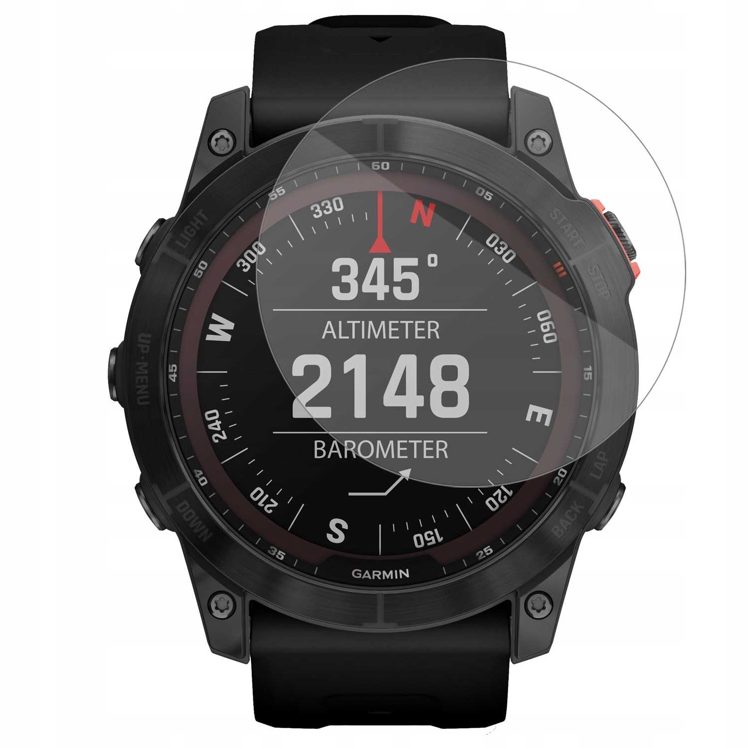 Spacecase SW Glass 2.5D Garmin Fenix 8 51mm