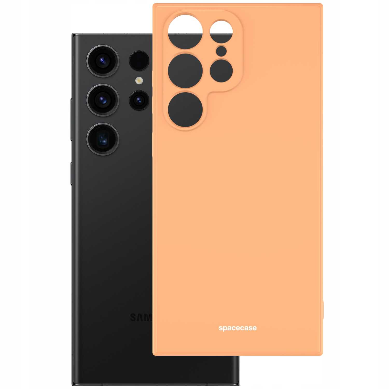 Spacecase Silicone Case Galaxy S23 Ultra orange