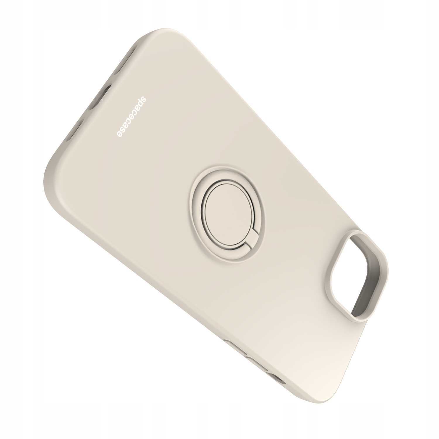 Spacecase Silicone Ring iPhone 15 Plus bone