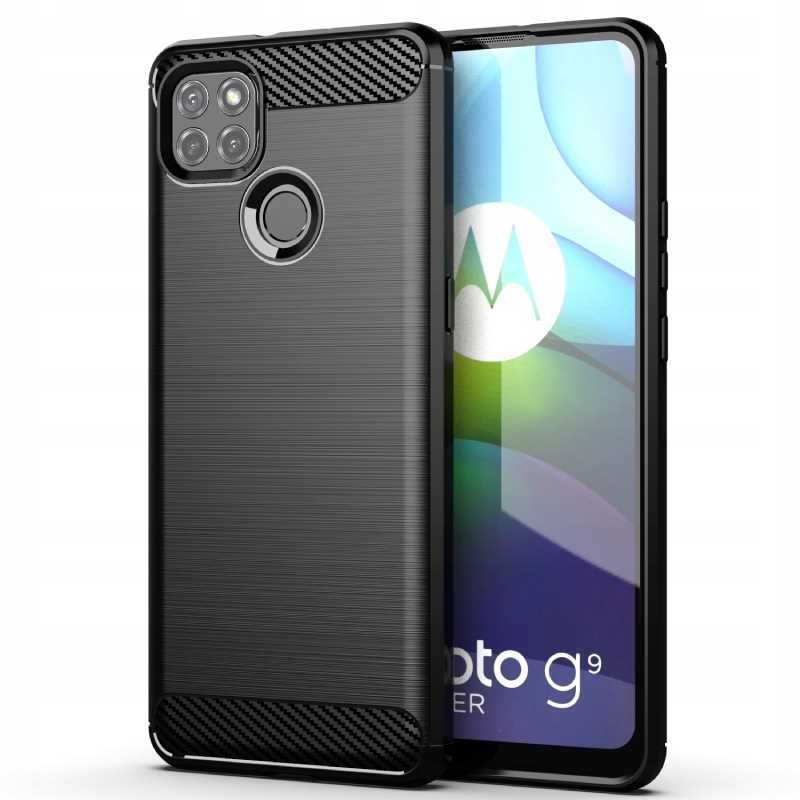 Spacecase Carbon Motorola G9 Power Czarny