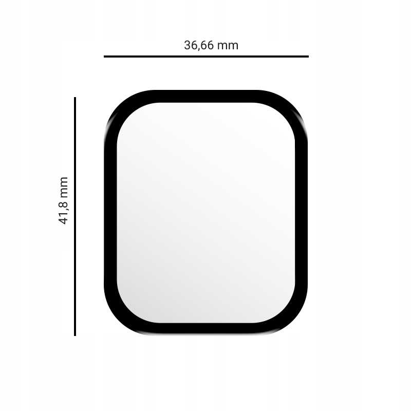 Spacecase Hybrid Glass Amazfit GTS 4 Mini