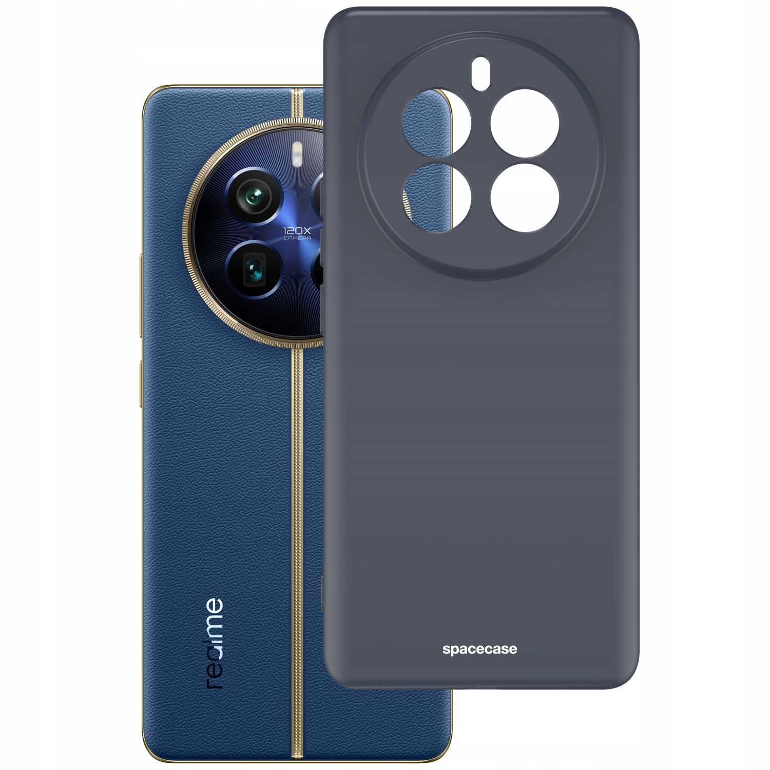 Spacecase Silicone Case Realme 12 Pro / Pro+ black