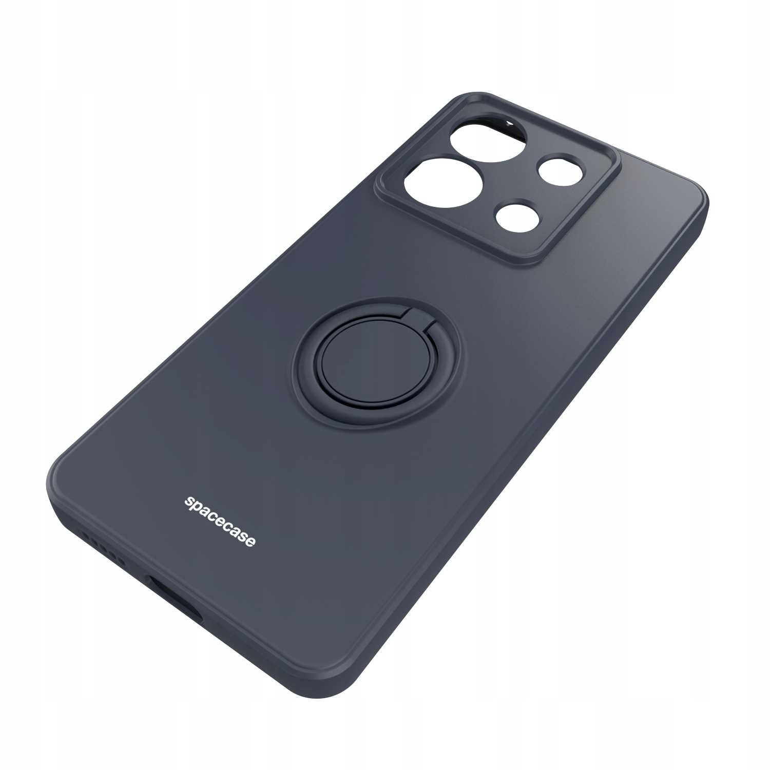 Spacecase Silicone Ring Poco X6 / RM Note 13 Pro 5G black