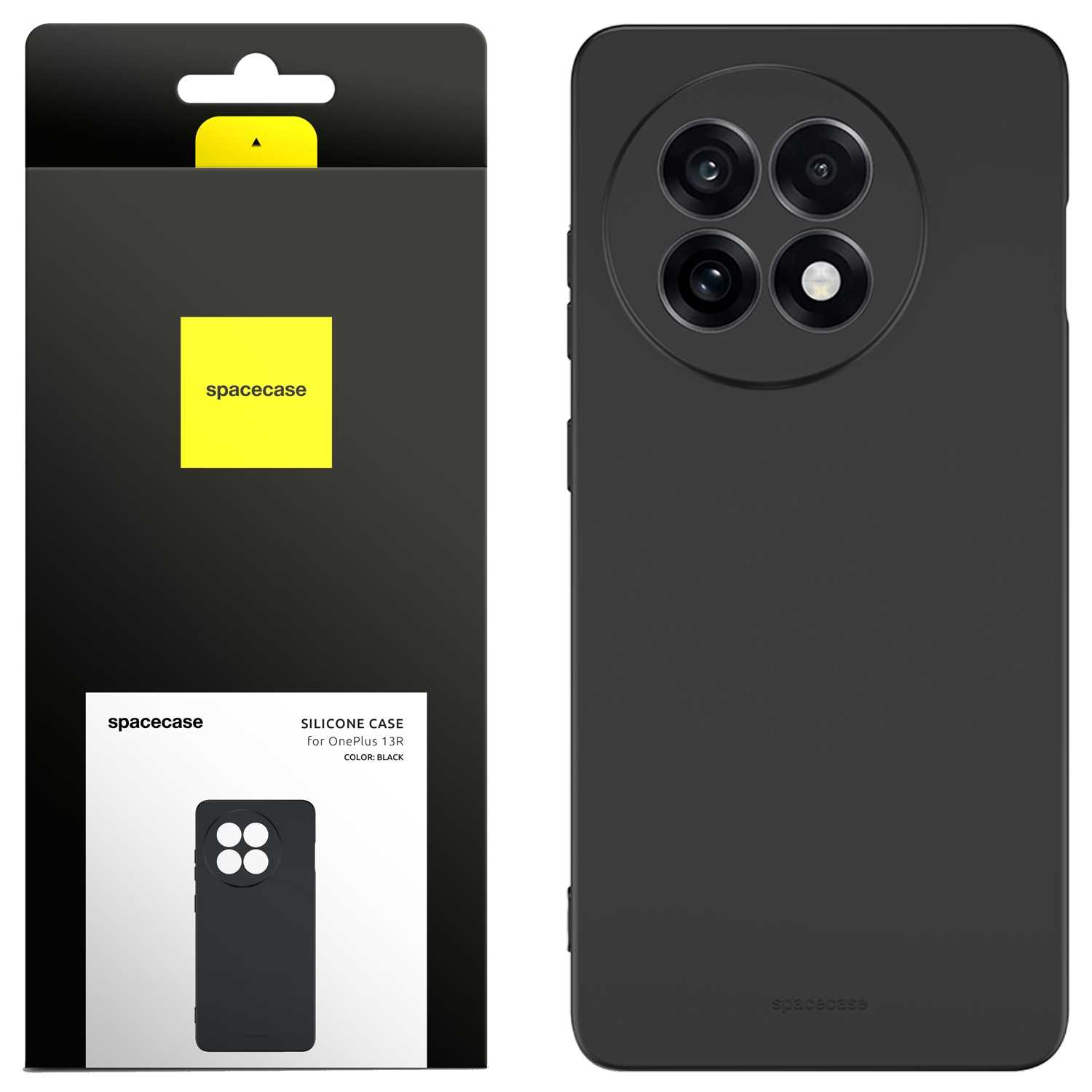 Spacecase Silicone Case 3.0 Oneplus 13R Black