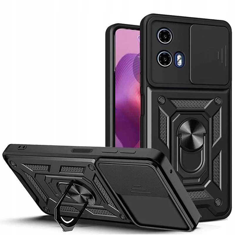 Spacecase Camring Motorola G04/G24/G24 Power black