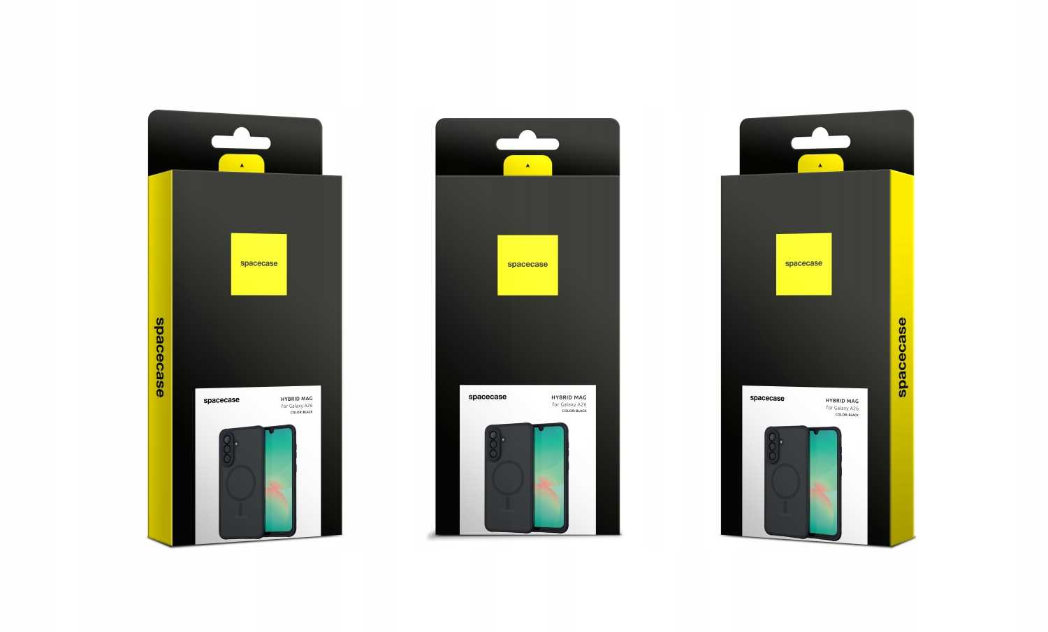 Spacecase Hybrid Mag Galaxy A26 5G Black