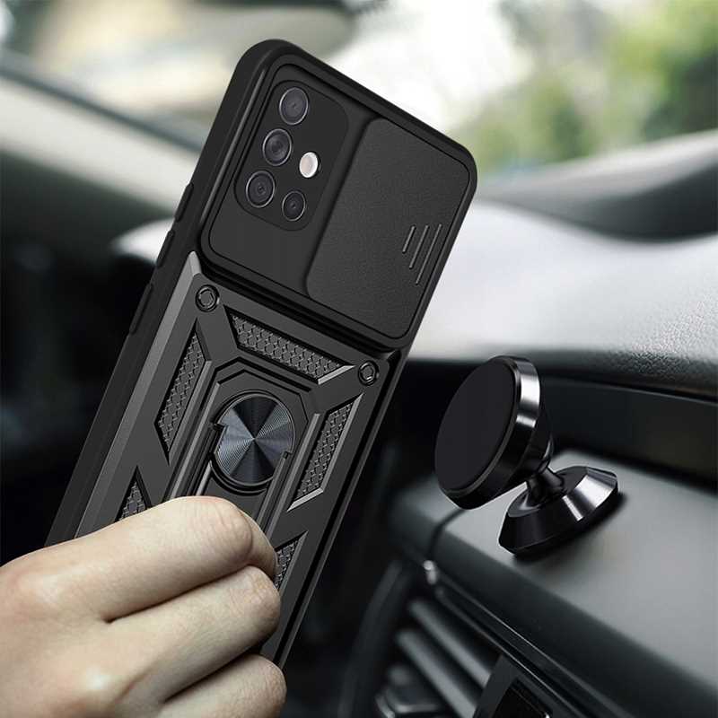 Spacecase Camring Galaxy A71 black